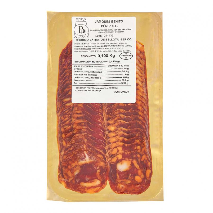 Acorn Iberian Chorizo Sliced (100g)