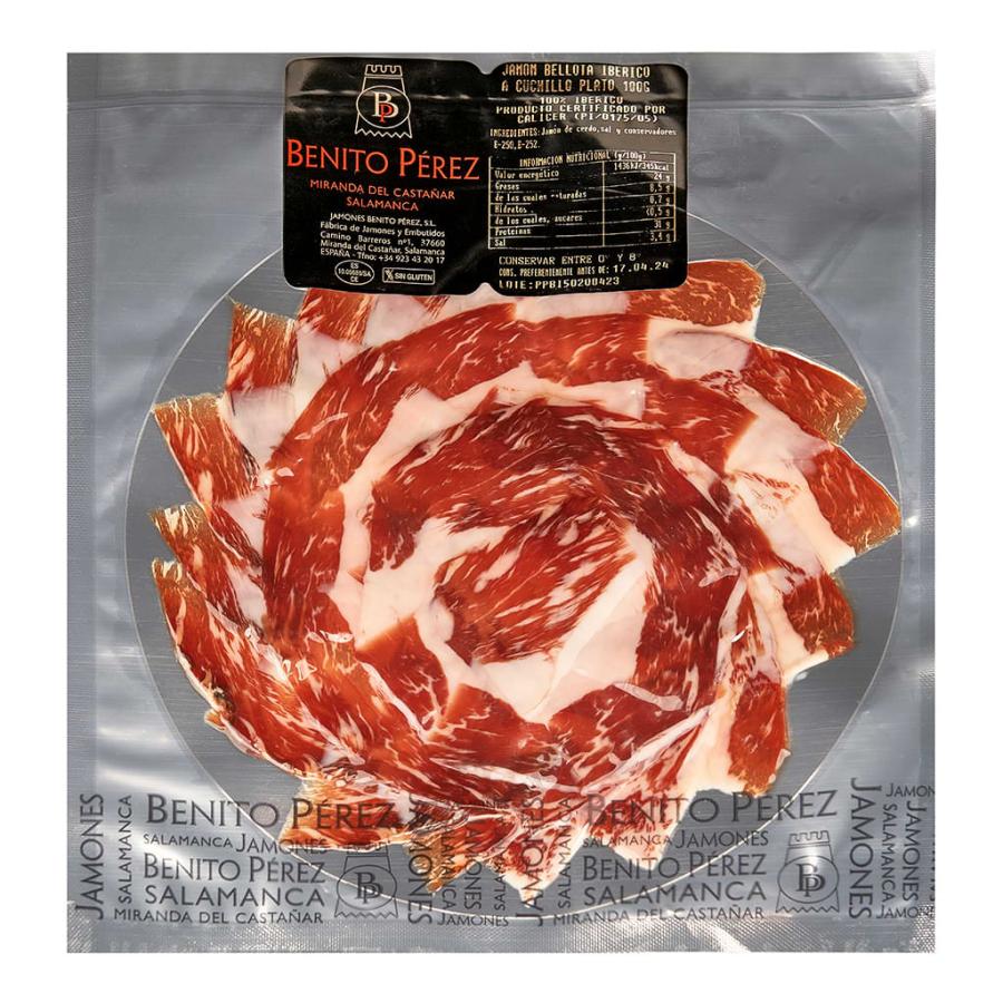 Piatti di Prosciutto di Bellota Iberico 100% Tagliato a Coltello