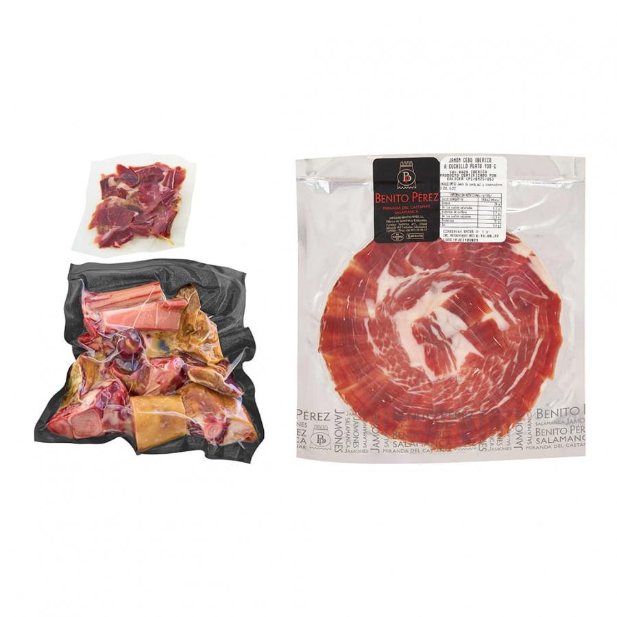 Prosciutto Cebo Iberico 50% Tagliato a Coltello