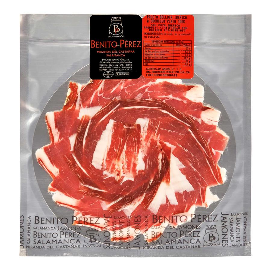 Plates of Acorn 50% Iberian Shoulder Ham Knife Cut