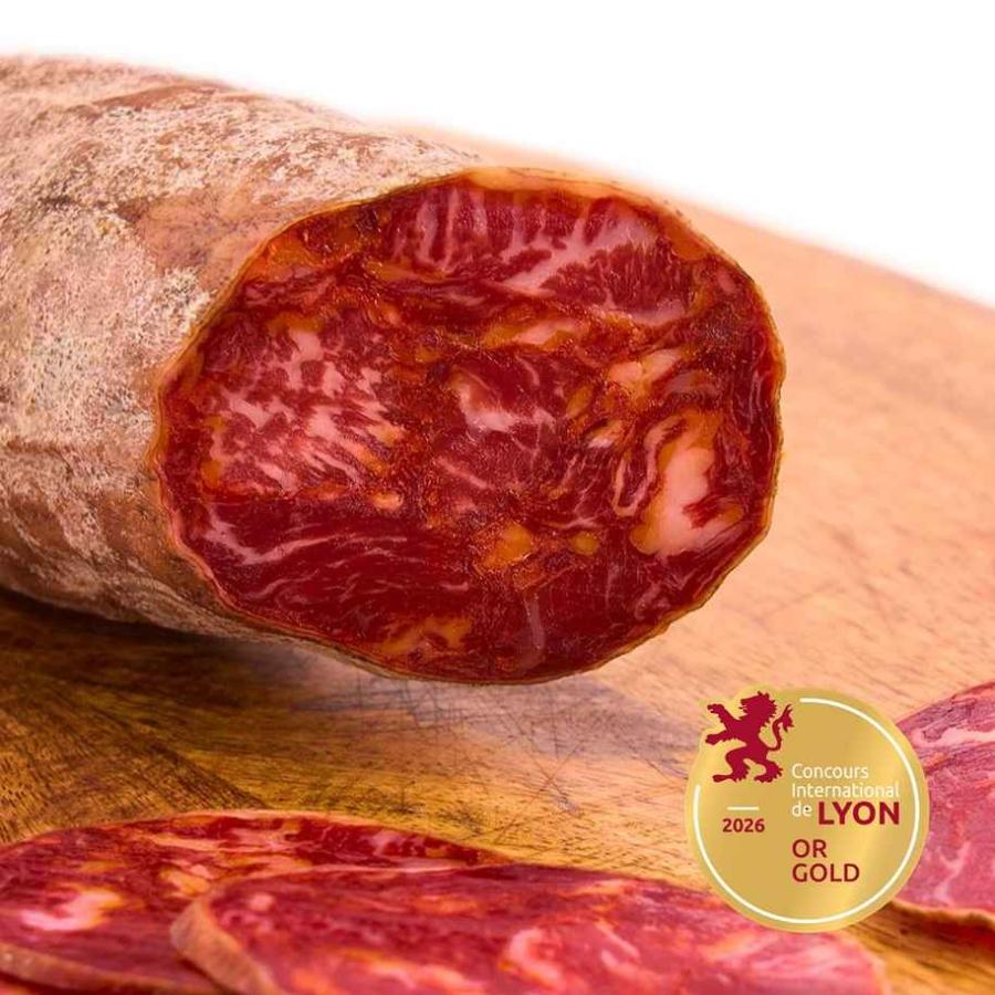 Gold Medal 2026 Concours International Lyon - Acorn 100% Iberian Chorizo of Secreto and Presa