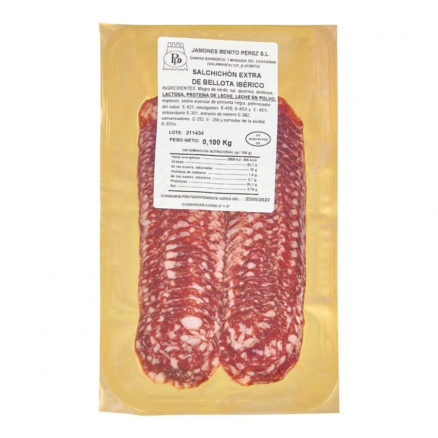 Sobre 100g de Salchichón de Bellota Ibérico 50% Raza Ibérica