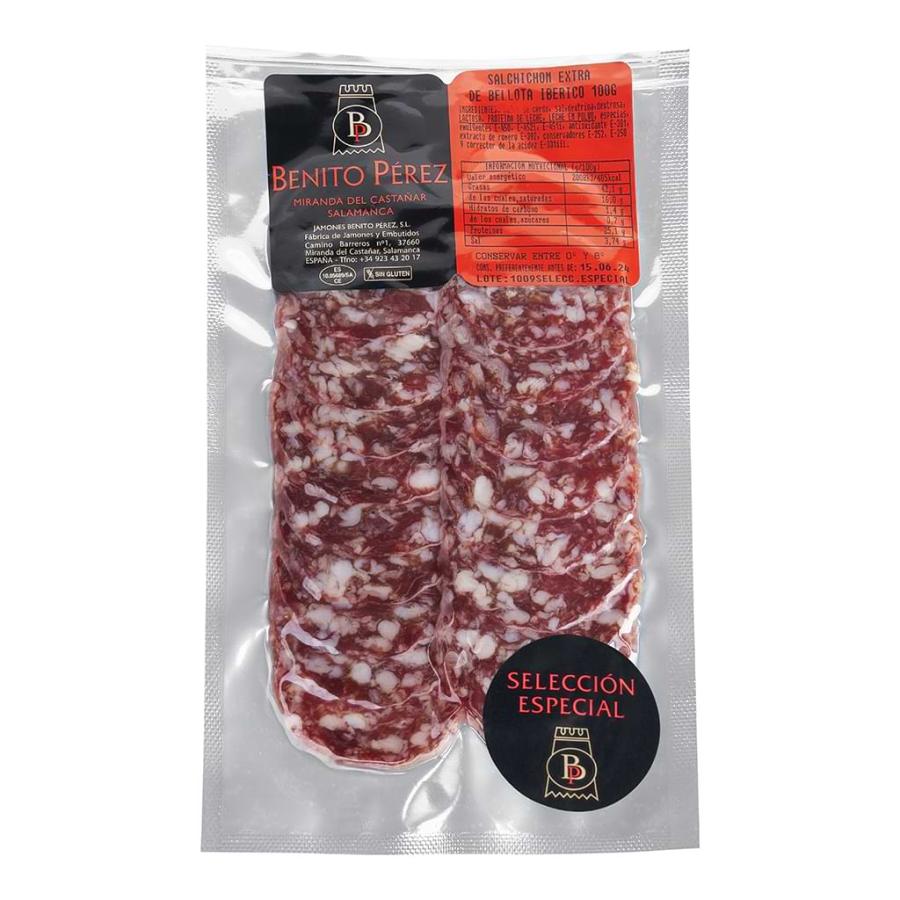 Pacchetto 100g di Salchichón di Bellota Iberico Selezione Speciale